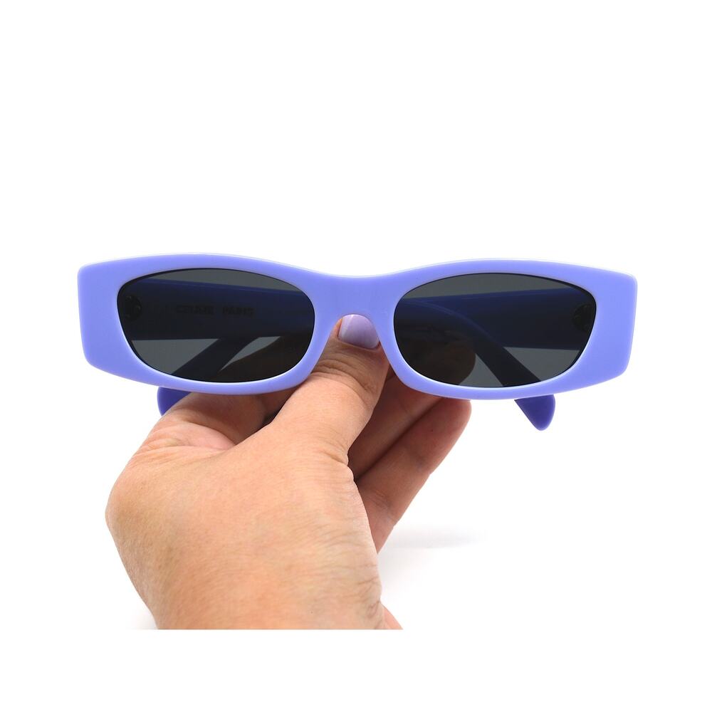 Celine CL40245U 78A Violet Gray Sunglasses New Authentic w/ Case Box Cloth - Picture 13 of 15